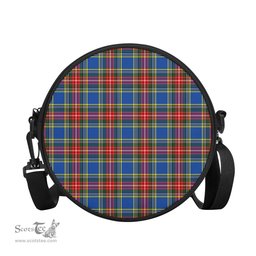 Scottish Bethune Tartan Round Crossbody Bags - Round Purse Scottish Plaid Tartan Plaid - ScotsTee - scotstee.com