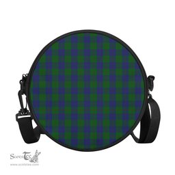 Scottish Barclay Tartan Round Crossbody Bags - Round Purse Scottish Plaid Tartan Plaid - ScotsTee - scotstee.com
