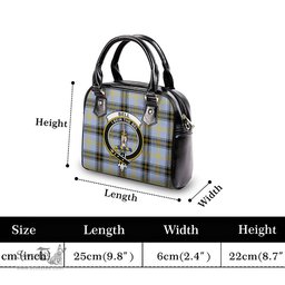 Scottish Bell Tartan Shoulder Handbags with Family Crest Scottish Plaid Tartan Plaid - ScotsTee - scotstee.com