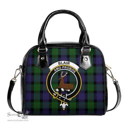 Scottish Blair Tartan Shoulder Handbags with Family Crest Scottish Plaid Tartan Plaid - ScotsTee - scotstee.com