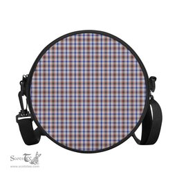 Scottish Boswell Tartan Round Crossbody Bags - Round Purse Scottish Plaid Tartan Plaid - ScotsTee - scotstee.com