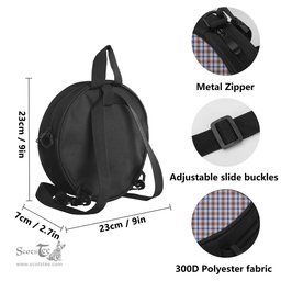 Scottish Boswell Tartan Round Crossbody Bags - Round Purse Scottish Plaid Tartan Plaid - ScotsTee - scotstee.com