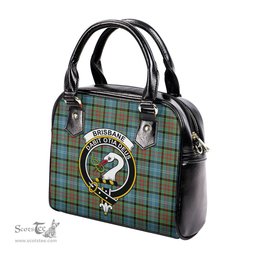 Scottish Brisbane modern Tartan Shoulder Handbags with Family Crest Scottish Plaid Tartan Plaid - ScotsTee - scotstee.com