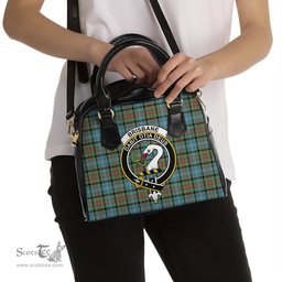 Scottish Brisbane modern Tartan Shoulder Handbags with Family Crest Scottish Plaid Tartan Plaid - ScotsTee - scotstee.com