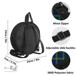 Scottish Bannerman Tartan Round Crossbody Bags - Round Purse Scottish Plaid Tartan Plaid - ScotsTee - scotstee.com