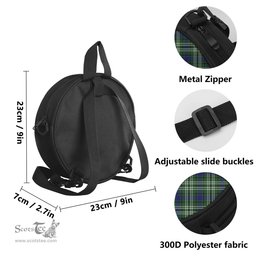 Scottish Blyth Tartan Round Crossbody Bags - Round Purse Scottish Plaid Tartan Plaid - ScotsTee - scotstee.com