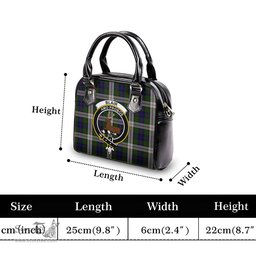 Scottish Blair Dress Tartan Shoulder Handbags with Family Crest Scottish Plaid Tartan Plaid - ScotsTee - scotstee.com