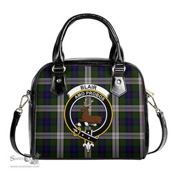 Scottish Blair Dress Tartan Shoulder Handbags with Family Crest Scottish Plaid Tartan Plaid - ScotsTee - scotstee.com