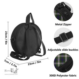 Scottish Blair Dress Tartan Round Crossbody Bags - Round Purse Scottish Plaid Tartan Plaid - ScotsTee - scotstee.com