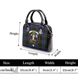 Scottish Brodie Hunting Modern Tartan Shoulder Handbags with Family Crest Scottish Plaid Tartan Plaid - ScotsTee - scotstee.com