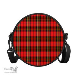 Scottish Brodie Modern Tartan Round Crossbody Bags - Round Purse Scottish Plaid Tartan Plaid - ScotsTee - scotstee.com