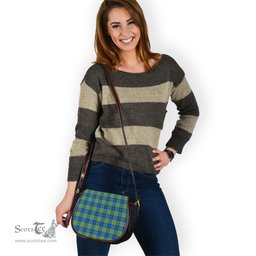Scottish Barclay Hunting Ancient Tartan Saddle Crossbody Bag Scottish Plaid Tartan Plaid - ScotsTee - scotstee.com
