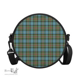 Scottish Brisbane modern Tartan Round Crossbody Bags - Round Purse Scottish Plaid Tartan Plaid - ScotsTee - scotstee.com