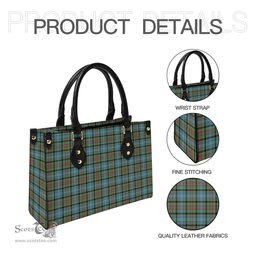 Scottish Brisbane modern Tartan Leather Bag for Women Scottish Plaid Tartan Plaid - ScotsTee - scotstee.com