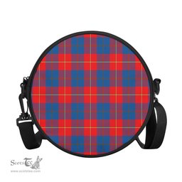 Scottish Blane Tartan Round Crossbody Bags - Round Purse Scottish Plaid Tartan Plaid - ScotsTee - scotstee.com