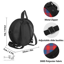 Scottish Blane Tartan Round Crossbody Bags - Round Purse Scottish Plaid Tartan Plaid - ScotsTee - scotstee.com