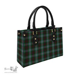 Scottish Brodie Hunting Tartan Leather Bag for Women Scottish Plaid Tartan Plaid - ScotsTee - scotstee.com