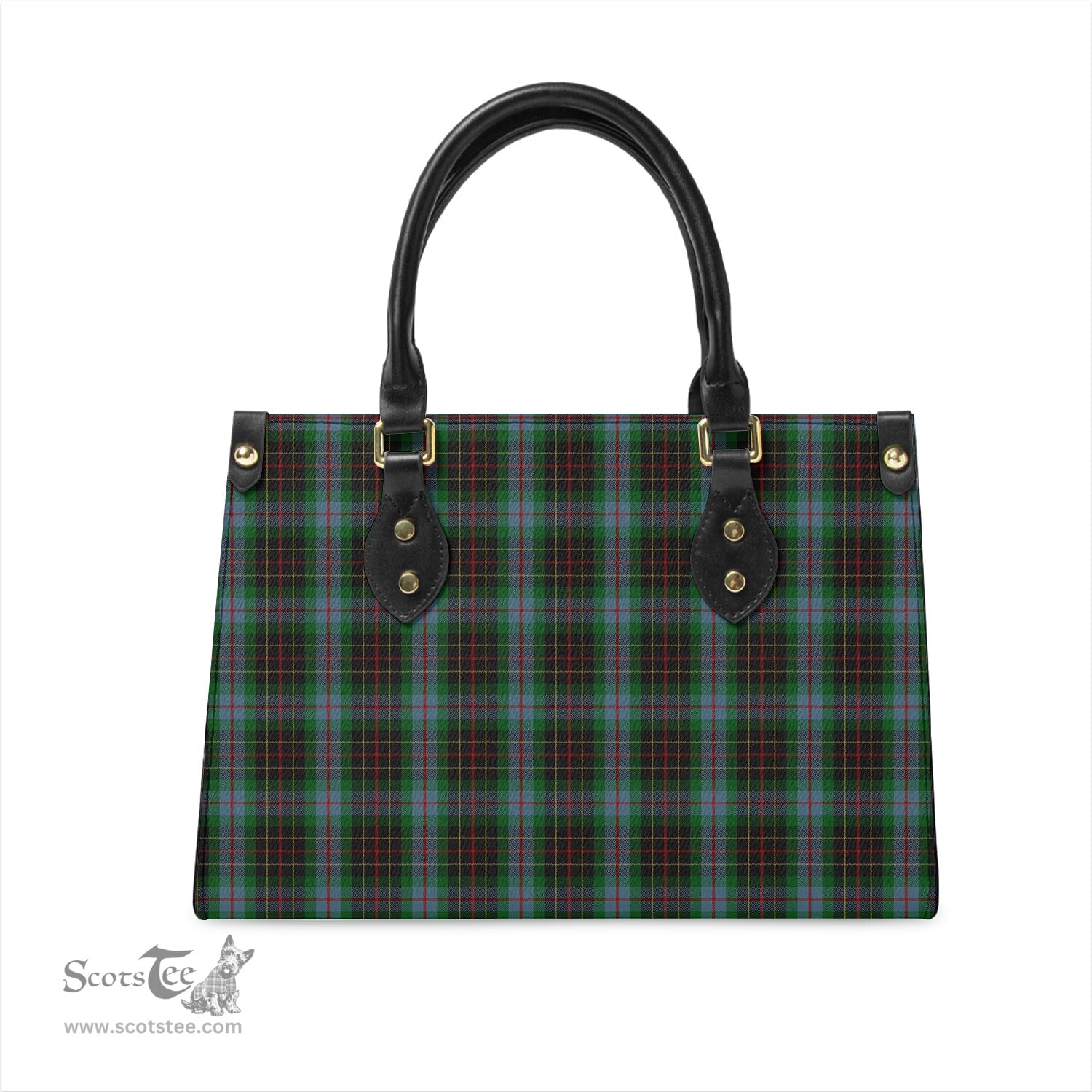 Scottish Brodie Hunting Tartan Leather Bag for Women Scottish Plaid Tartan Plaid - ScotsTee - scotstee.com