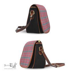 Scottish British Columbia Province Canada Tartan Saddle Crossbody Bag Scottish Plaid Tartan Plaid - ScotsTee - scotstee.com