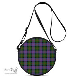 Scottish Blair Modern Tartan Round Crossbody Bags - Round Purse Scottish Plaid Tartan Plaid - ScotsTee - scotstee.com