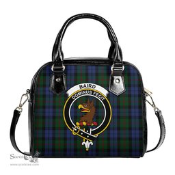 Scottish Baird Tartan Shoulder Handbags with Family Crest Scottish Plaid Tartan Plaid - ScotsTee - scotstee.com