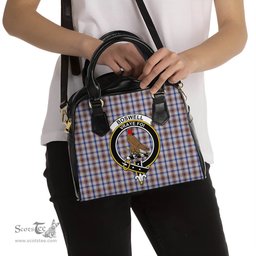 Scottish Boswell Tartan Shoulder Handbags with Family Crest Scottish Plaid Tartan Plaid - ScotsTee - scotstee.com