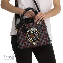 Scottish Borthwick Tartan Shoulder Handbags with Family Crest Scottish Plaid Tartan Plaid - ScotsTee - scotstee.com