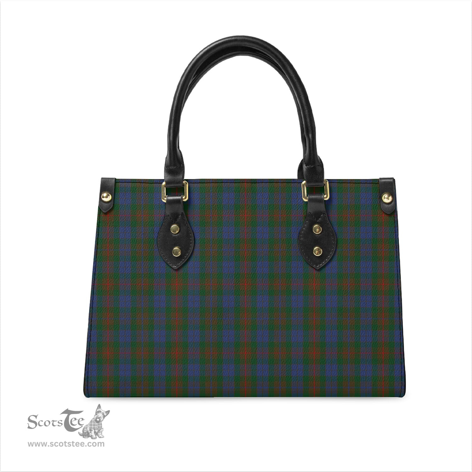 Scottish Buchanan Hunting Tartan Leather Bag for Women Scottish Plaid Tartan Plaid - ScotsTee - scotstee.com