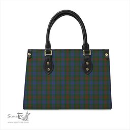 Scottish Buchanan Hunting Tartan Leather Bag for Women Scottish Plaid Tartan Plaid - ScotsTee - scotstee.com