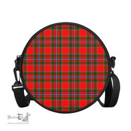 Scottish Butter Tartan Round Crossbody Bags - Round Purse Scottish Plaid Tartan Plaid - ScotsTee - scotstee.com