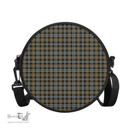 Scottish Campbell Argyll Weathered Tartan Round Crossbody Bags - Round Purse Scottish Plaid Tartan Plaid - ScotsTee - scotstee.com