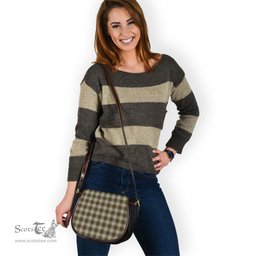 Scottish Buchanan Dress Tartan Saddle Crossbody Bag Scottish Plaid Tartan Plaid - ScotsTee - scotstee.com