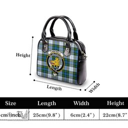 Scottish Campbell Dress Tartan Shoulder Handbags with Family Crest Scottish Plaid Tartan Plaid - ScotsTee - scotstee.com