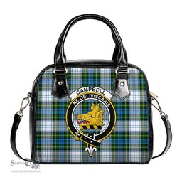 Scottish Campbell Dress Tartan Shoulder Handbags with Family Crest Scottish Plaid Tartan Plaid - ScotsTee - scotstee.com