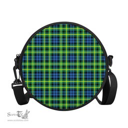 Scottish Campbell of Breadalbane Ancient Tartan Round Crossbody Bags - Round Purse Scottish Plaid Tartan Plaid - ScotsTee - scotstee.com