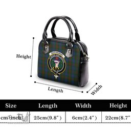 Scottish Buchanan Hunting Tartan Shoulder Handbags with Family Crest Scottish Plaid Tartan Plaid - ScotsTee - scotstee.com