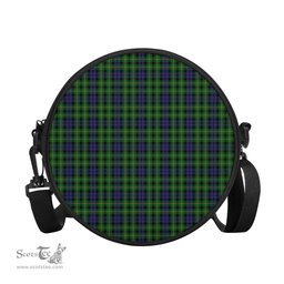 Scottish Campbell of Breadalbane Tartan Round Crossbody Bags - Round Purse Scottish Plaid Tartan Plaid - ScotsTee - scotstee.com