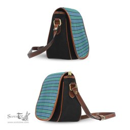 Scottish Campbell of Cawdor Ancient Tartan Saddle Crossbody Bag Scottish Plaid Tartan Plaid - ScotsTee - scotstee.com