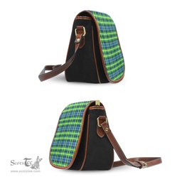 Scottish Campbell of Breadalbane Ancient Tartan Saddle Crossbody Bag Scottish Plaid Tartan Plaid - ScotsTee - scotstee.com