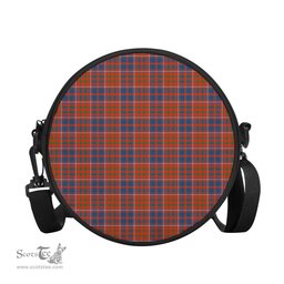 Scottish Cameron of Lochiel Ancient Tartan Round Crossbody Bags - Round Purse Scottish Plaid Tartan Plaid - ScotsTee - scotstee.com