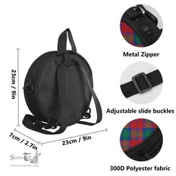 Scottish Byres (Byses) Tartan Round Crossbody Bags - Round Purse Scottish Plaid Tartan Plaid - ScotsTee - scotstee.com