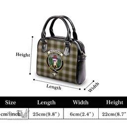 Scottish Buchanan Dress Tartan Shoulder Handbags with Family Crest Scottish Plaid Tartan Plaid - ScotsTee - scotstee.com