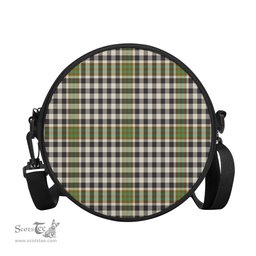 Scottish Burns Check Tartan Round Crossbody Bags - Round Purse Scottish Plaid Tartan Plaid - ScotsTee - scotstee.com