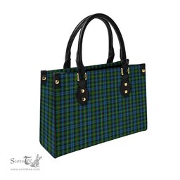 Scottish Campbell of Argyll #02 Tartan Leather Bag for Women Scottish Plaid Tartan Plaid - ScotsTee - scotstee.com