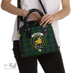 Scottish Campbell of Breadalbane Tartan Shoulder Handbags with Family Crest Scottish Plaid Tartan Plaid - ScotsTee - scotstee.com