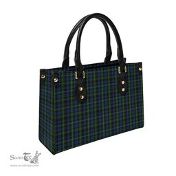 Scottish Campbell of Argyll #01 Tartan Leather Bag for Women Scottish Plaid Tartan Plaid - ScotsTee - scotstee.com