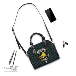 Scottish Campbell of Argyll #01 Tartan Shoulder Handbags with Family Crest Scottish Plaid Tartan Plaid - ScotsTee - scotstee.com