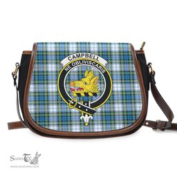 Scottish Campbell Dress Ancient Tartan Saddle Crossbody Bag with Family Crest Scottish Plaid Tartan Plaid - ScotsTee - scotstee.com