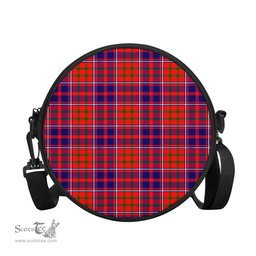 Scottish Cameron of Lochiel Modern Tartan Round Crossbody Bags - Round Purse Scottish Plaid Tartan Plaid - ScotsTee - scotstee.com