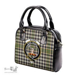 Scottish Burns Check Tartan Shoulder Handbags with Family Crest Scottish Plaid Tartan Plaid - ScotsTee - scotstee.com